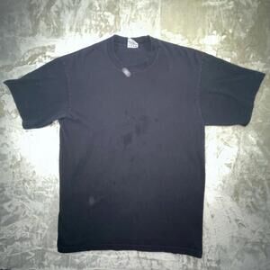 Pro 5 Athletic Vintage Y2K USA Blank T -Shirt Mens Size XL Tall Black